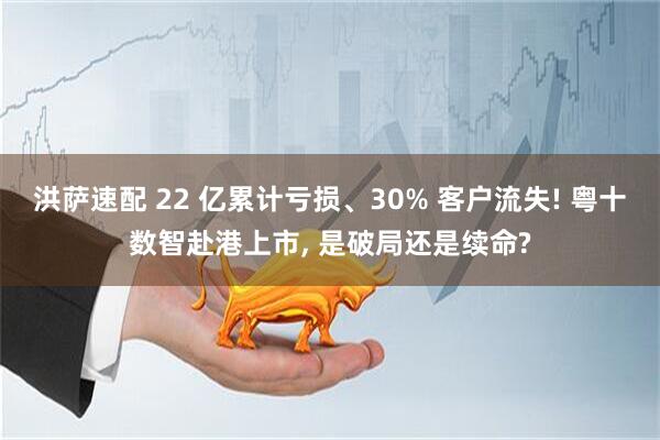 洪萨速配 22 亿累计亏损、30% 客户流失! 粤十数智赴港上市, 是破局还是续命?